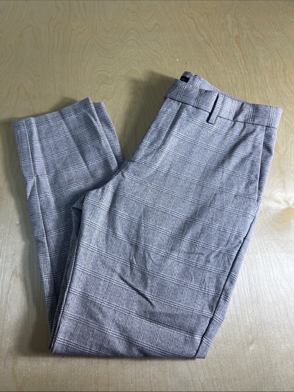 Banana Republic brown Plaid Dress Pants size 32x30 - Picture 2 of 12